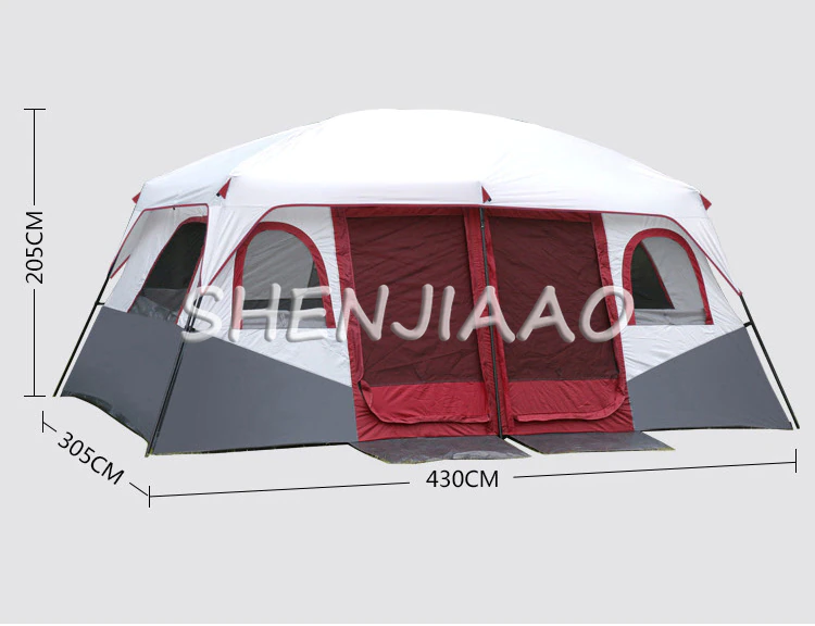 Cheap Goat Tents Outdoor Camping Tent With One Bedroom And One Living Room Single Layer Tent Is Waterproof And Can Accommodate More Than 8 People Tents 